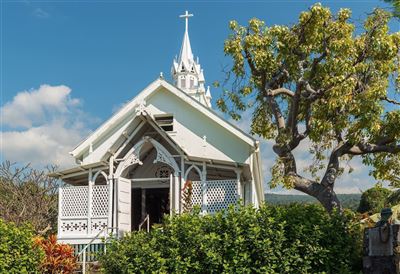 Painted Church im Süden Konas